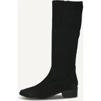 Caprice Boots, black, made of Leather and synthetic with Block heel, Size 39