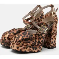 Buffalo Pumps karamel / cognac / mørkebrun