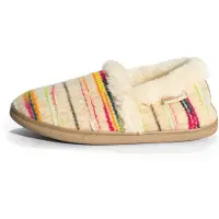 Minnetonka Slipper 'Dina' beige / grøn / orange / pink