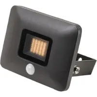 SG ARMATUREN Projektør Flom Mini LED 10W 3000K 1020 lumen, med sensor, grafit
