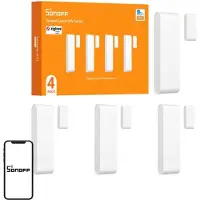 Sonoff SNZB-04PR2 vindues- og dørsensor, 4-pak