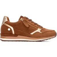 Xti Xtitil kvinder. 14636802-CAMEL Sneakers 146368 lysebrun (36), 3-5 cm, Blonder, Lynlås, Casual