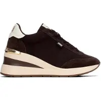 Xti Xtitil kvinder. 14636501-MARRON Sneakers 146365 brun (38), Stof, 5-8 cm, Blonder, Casual