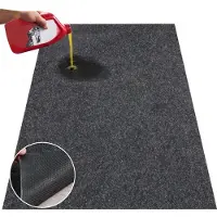 Vevor Garagemåtte, 2,25 x 5,2 m vandtæt beskyttelse mod vand, sne, regn, mudder og olie til biler, skridsikker, kraftig måtte med TPE anti-lækage bagside og nem at rengøre og skære til