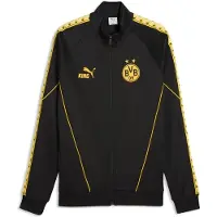 Puma Dortmund Track Jakke King Anthem - Sort/gul, størrelse Small