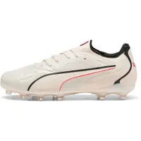 Puma King 20 Pro FG/AG The Arrival - Hvid/Sort/Rød, størrelse 44