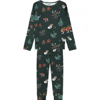 Molo Nattøj - Lue - Cartoony Xmas - - 5 år (110) - Nattøj 2-delt