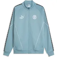 Puma Olympique de Marseille KING Full-Zip Anthem Jacket Men, Clothing, Baltic Sea Blue/White, XXL