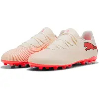 Puma Future 9 Play MG The Arrival - Hvid/Hvid/Rød/Sort - Multi Ground (MG), størrelse 44