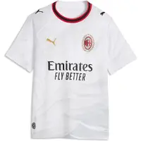 Puma AC Milan 26/27 Away Jersey Youth, Shop, White/Victory Gold, 7-8Y