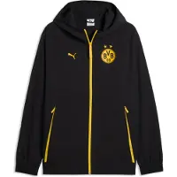 Puma Dortmund Jakke PUMAtech Woven - Sort/gul, størrelse X-Large