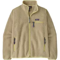 Patagonia - Mærker - W's Retro Pile Jkt Weathered Stone til UnisexUld - Størrelse M - Kaki