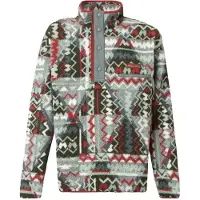 Columbia - Mærker - Helvetia II Printed Half Snap Fleece Sedona Sage Geomix til UnisexUld - Størrelse M - Blå