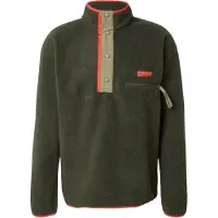 Columbia Sportspullover 'Helvetia II' pastelgrøn / mørkegrøn / neonorange