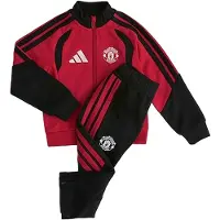 Adidas Manchester United Træningsdragt - Rød/Sort - , størrelse 116cm