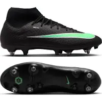 Nike Mercurial Superfly 11 Academy SG-PRO Anti-Clog Shadow - Sort/Grøn - Soft Ground (SG), størrelse 40½