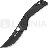 Fox Edge Persian - Black PTFE - G10 foldekniv, sort