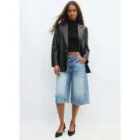 Stradivarius Amerikansk Regular Fit Blazer I Imiteret Skind 0-001 Xs