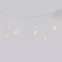 Aigostar Balls Curtain L3xw0.6m Warm Light120 Led Lyskæde