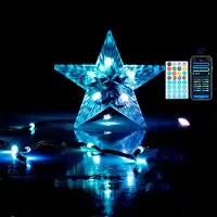 Aigostar Bluetooth Low Voltage Tree With Star Topper Rgbic 10m Lyskæde