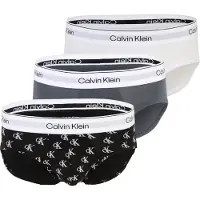 Calvin Klein Underwear Slip grå / sort / hvid