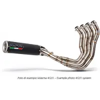 Gpr Exclusive M3 Black Titanium Honda Cbr 1000 Rr 08-13 Homologeret Fuldlinjesystem
