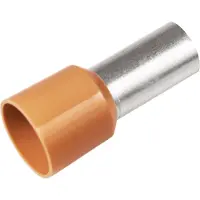 Elpress Isoleret terminalrør A35-25ET, 35mm2 L25, Beige - (50 stk.)
