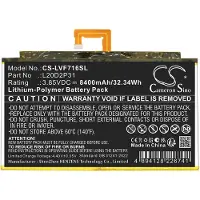 Cameron Sino Batteri til Lenovo Pad Pro 2021-tablet, TB-J706F, TB-J716F