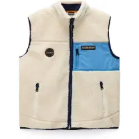 Napapijri Vest 'Yupik V 2' lysebeige / royalblå