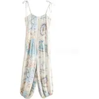 Next Jumpsuit nude / lyseblå / brun / sort