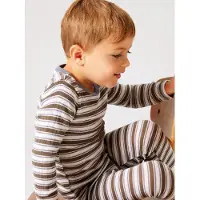 Name it Bluse - Uld - Rib - NmmWang - Snow White - - 2 år (92) - Bluse
