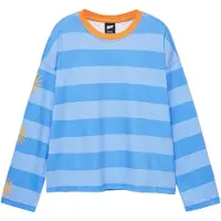Pull&Bear Bluser & t-shirts himmelblå / lyseblå / orange