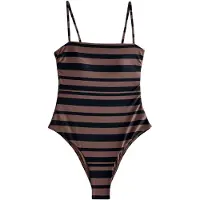 Next Badedragt brun / sort
