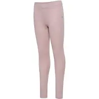 Hummel Leggings - Uld/Viskose - HmlJr - Cloud Gray - - 4 år (104) - Leggings - Uld
