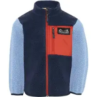 Didriksons Fleecejakke - Teddy - Anten - Winter Blue - - 90 - Fleecejakke