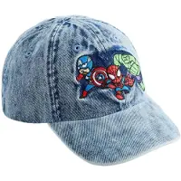 Next Hat 'Marvel' blue denim / lysegrøn / rød / hvid