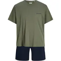 Jack & Jones Pyjamas kort 'JACEVEREST' navy / siv