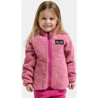 Didriksons Fleecejakke - Teddy - Gibbs - Heather Pink - - 90 - Fleecejakke