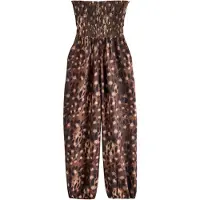 Next Jumpsuit beige / brun / mørkebrun