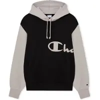 Champion Sweatshirt lysegrå / sort
