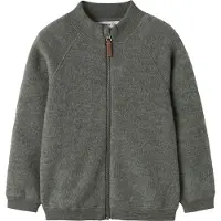 Name it Cardigan - Uld - NmmWmino - Mulled Basil - - 4 år (104) - Cardigan