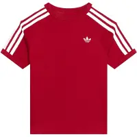 Adidas Originals Shirts '3-Stripes' bordeaux / hvid
