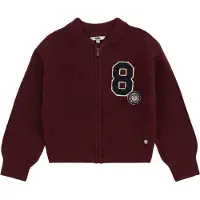We fashion Cardigan vinrød / sort / hvid