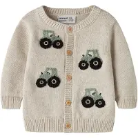 Name it Cardigan 'NBMLONDON' beige / jade / sort