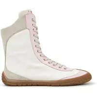 Camper Campertil kvinder. K400862-001 Botins Peu Path+ blanc i rosa (41), Hvid, Fast, Ingen, Casual, Genanvendt polyester