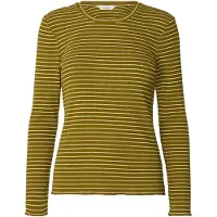 Selected Shirts 'SLFAnna' brun / grøn
