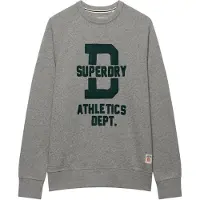 Superdry Ath Felt Applique Relaxed Crew Sweatshirt
