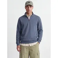 Jack & Jones Ensfarvet Sweatshirt Med Halv Lynlås