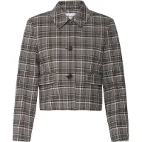 B.young Blazer 'BYEstolo' brokade / antracit / hvid