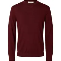 Selected Pullover rubinrød